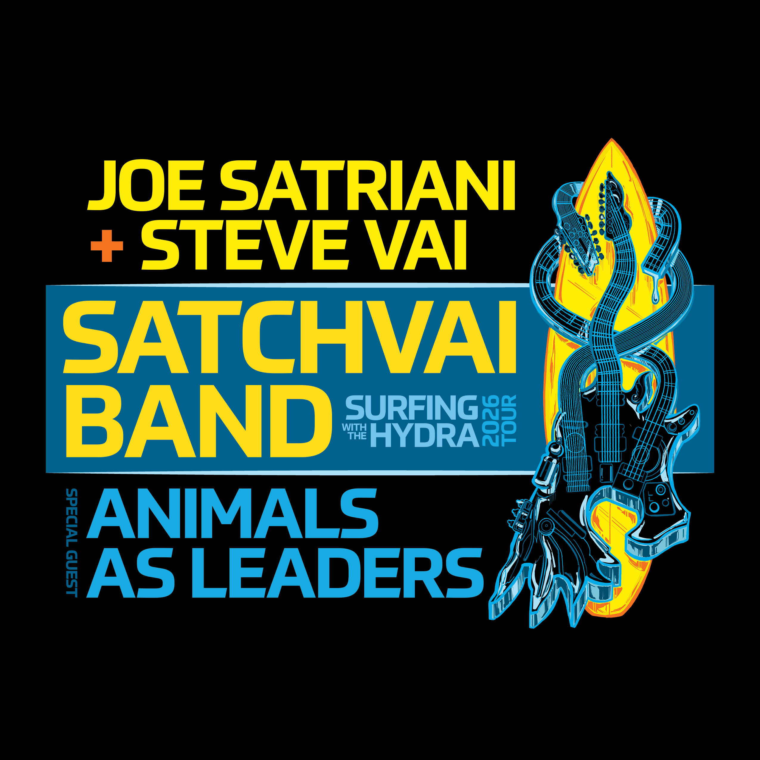 SatchVai Band Ft Joe Satriani & Steve Vai